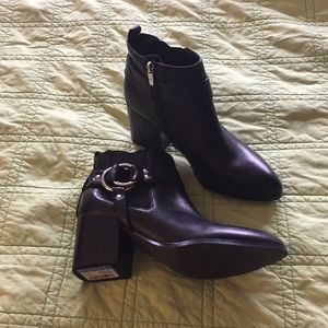 Marc Fisher Black Ankle Boots